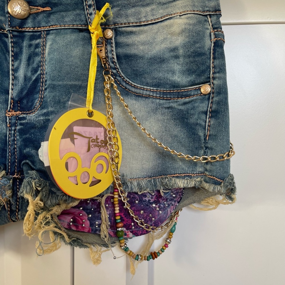 Jean shorts from Italy.